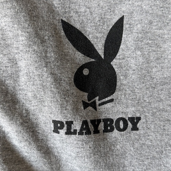 PLAYBOY Charcoal Hoodie for Men - Picture 3 of 6